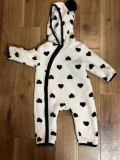ハート柄ロンパース 80cm