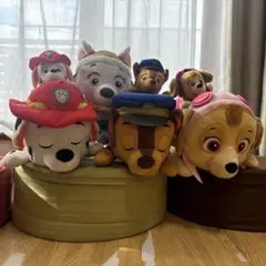 パウパトロール　ぬいぐるみ　7匹　UFOキャッチャー景品　チェイス　スカイ