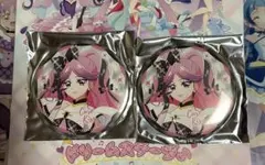 キミとアイドルプリキュア　キュアキッス缶バッジ2個セット