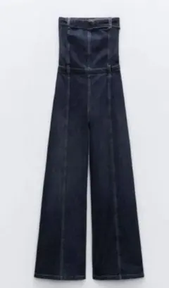 【新品タグなし】zara デニム ジャンプスーツ オールインワン