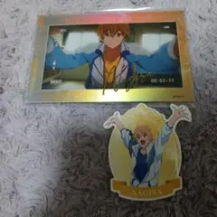 Free!　渚　オーロラ色紙　ステッカー