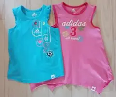 adidas ノースリーブタンクトップ 2枚セット サイズ5
