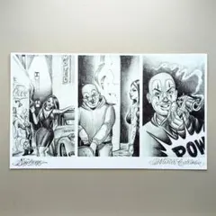 SUPREME MISTER CARTOON POW STICKER