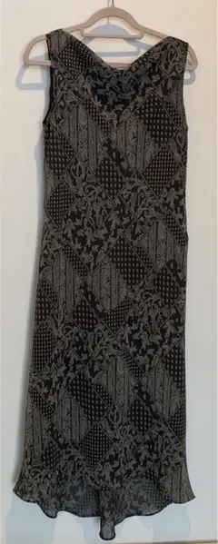 コムサイズム　ペイズリー柄ワンピース　M  フォーマル