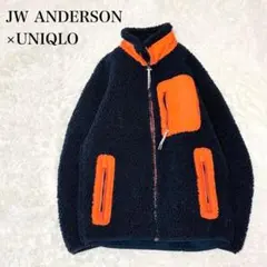 ユニクロ 防風ボアフリースジャケット ジップアップ ハイネック 異素材 あったか