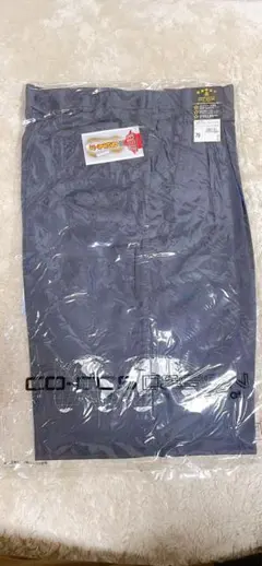 新品! 作業服　スラックス　サイズ７９　色カーボンチャコール　パンツ　薄手