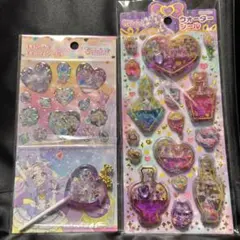名探偵プリキュア　シール2点セット★ウォーターシール＆キャンデイチャームシール