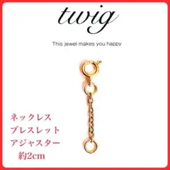 554極細ネックレス延長アジャスターゴールドサージカルステンレス2㎝長さオーダー