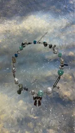 Snowflakes Silver Dia pearl necklace - メルカリ