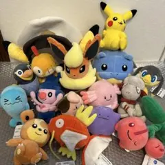 Pokémon ぬいぐるみ ピカチュウ メタモン ズルッグ ピィ まとめ売り