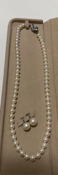 真珠 ネックレス イヤリング セット