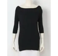 Mila Owen 七分袖リブニット ミラオーウェン トップス ニット