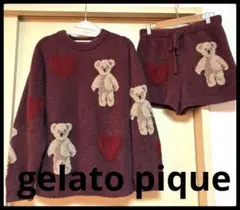 【gelato pique ジェラートピケ】ホリデーベア♡長袖＆ショートパンツ♡