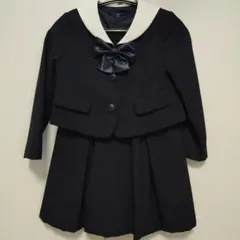 キャサリンコテージ セーラー襟付き黒フォーマルスーツ