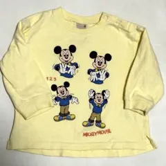 ※訳あり品　petit main ミッキーマウス Tシャツ 80cm
