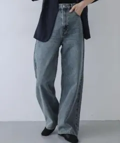 新品未使用/Mサイズ/ストレートレッグデニム/sense of placeのサムネイル