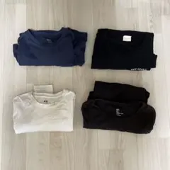 (送料着払い)H&M他 長袖Tシャツ 4枚セット