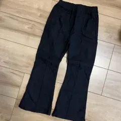 devrock 黒 フレアパンツ 裏起毛　120cm ブラック