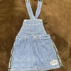 BABYDOLL デニム オーバーオールスカート