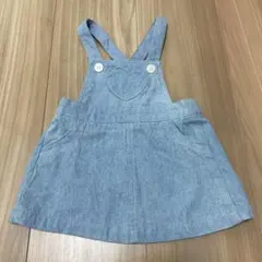 プティマイン　スターデニムサロペット70サイズ　女の子
