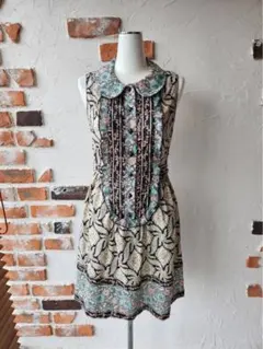 ANNA SUI アナスイノースリーブ ワンピース②のサムネイル