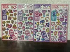 「正規品」平成はっぴーフォン シール サンリオ　　4点セット