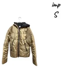 フード付きゴールドダウンジャケット Sサイズ