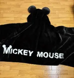 ミッキーマウス フード付きブランケット