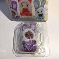 シルバニアファミリー　赤ちゃんカラフルウサギ　コスチューム