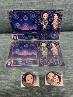 鬼滅の刃 花火大会 狛治と恋雪 ジオラマアクリルスタンドセット