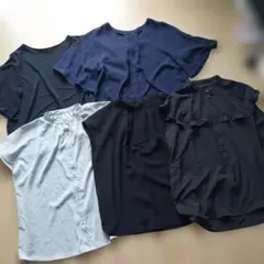 オフィスシャツ、LL サイズ、五点セットのサムネイル