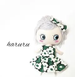 イルメール服　ハッピードール服　イーマリーちゃん服　ふわふわフラワーグリーン
