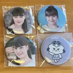 niziu ニナ　キナ　缶バッチ　缶バッジ　パラダイス　COCONUT ポプスト