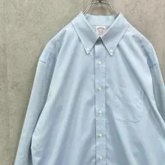 ゴ*ツ様 ブルックスブラザーズ　長袖シャツ　BD　MADISON　古着　ライトブ