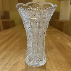 高さ22cm ROSSI ボヘミアクリスタル フラワーベース - メルカリ