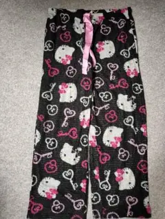 Hello Kitty ルームウェア パンツ ブラック