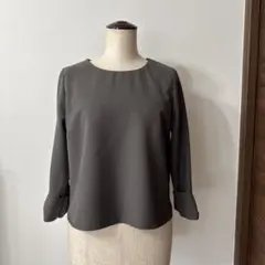 [美品]TRUDEA ブラウス　袖リボン