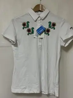 キャロウェイ　レディースゴルフ　花柄半袖ポロシャツ