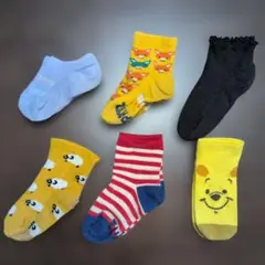 キッズ靴下6セット（動物柄・ストライプ）