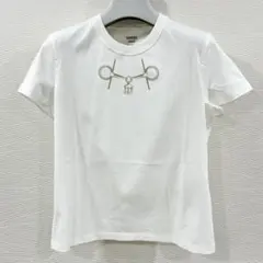 新品未使用　HERMÈS ホワイト Tシャツのサムネイル