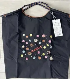 刺繍エコバッグ　マカロン柄