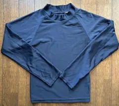 140 紺 ラッシュガード 長袖 男児 女児 スクール 臨海学校 UVカット