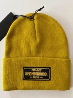 PALACE NEIGHBORHOOD BEANIE YELLOW