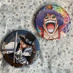ワンピース 缶バッジ バースデー 輩 サボ イワンコフ イワちゃん 2点セット