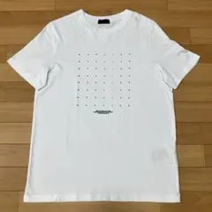 モンクレール　黒ラバーワッペン　ホワイト　XS Tシャツ　国内正規品 5S130