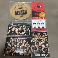 バスケ　アルバルク東京　ファングッズセット　ルーク　コースター　カード