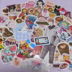 フレークシールおすそ分け 100枚セット⑦【バレンタイン】 シール/ステッカー