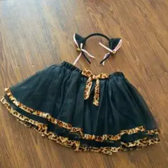 ハロウィン　コスチューム☆　チュチュ　カチューシャ　ネコ