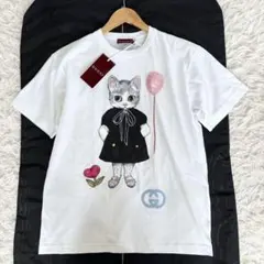 新品タグ付　ヒグチユウコ　XLサイズ　グッチ　Tシャツ　ホワイトのサムネイル