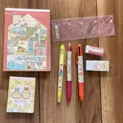 すみっコぐらし メモ帳と文房具セット